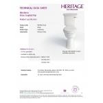 Heritage Granley WC stojący biały PHPW00