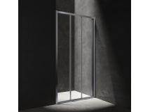 OMNIRES BRONX drzwi prysznicowe przesuwne trójdzielne, 90 cm chrom/transparentny S20A390CRTR
