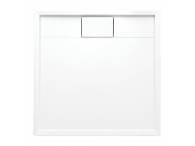OMNIRES BROOKLYN akrylowy brodzik prysznicowy kwadratowy, 90 x 90 cm biały połysk BROOKLYN90/KBP