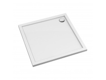 OMNIRES MERTON akrylowy brodzik prysznicowy kwadratowy, 90 x 90 cm biały połysk MERTON90/KBP